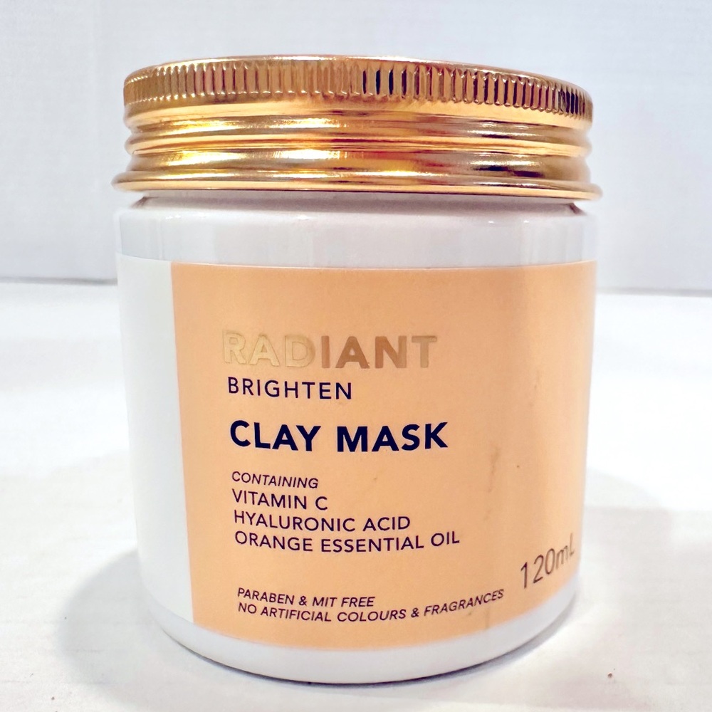 Rosa Acca Radiant Brighten Clay Mask Women's 120ml Hyaluronic Acid NEW SEALED‎